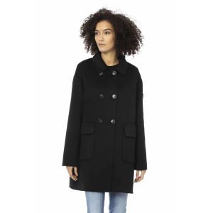 Baldinini Trend Verona Nero Black Woman Coat