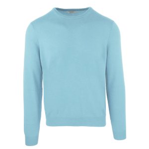 Malo Light Blue Man Long Sweater