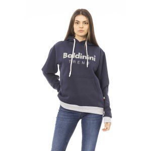 Baldinini Trend Mantova Navy Grey Sweatshirt