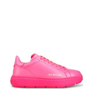 Love Moschino Neon Pink Woman Sneakers