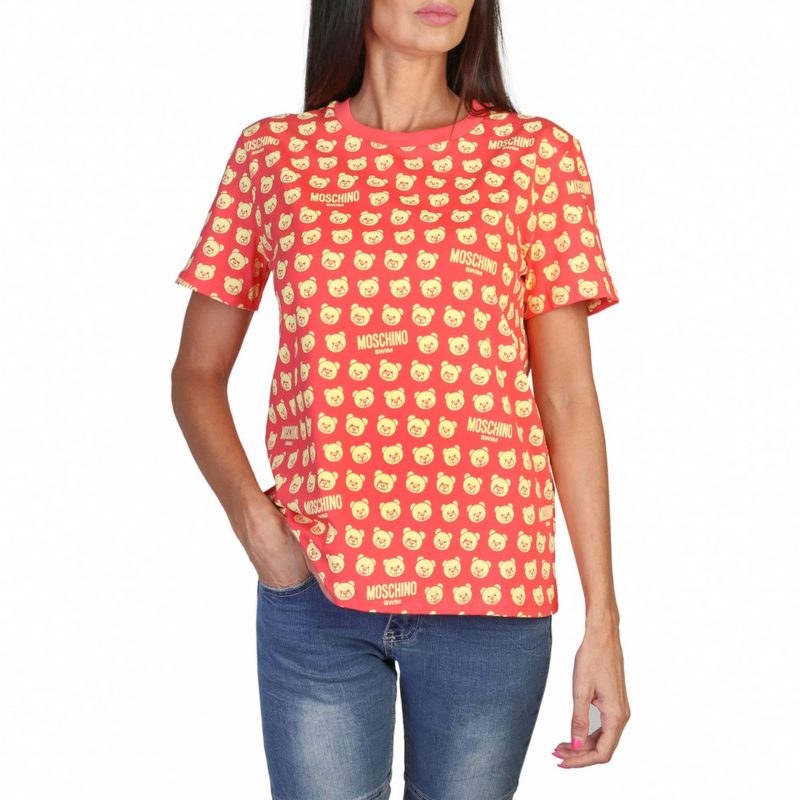 Moschino Orange Woman T-Shirt