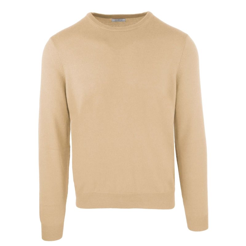 Malo Light Brown Man Long Sweater