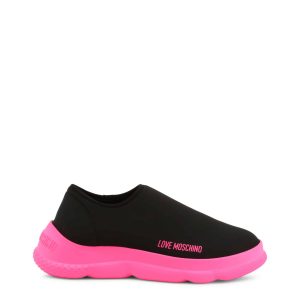 Love Moschino Black Pink Sneakers