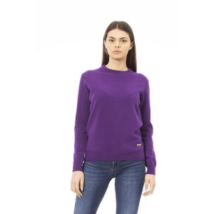 Baldinini Trend Genova Viola Purple Woman Sweater
