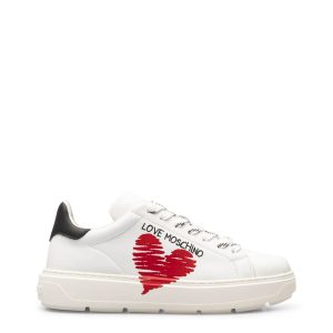 Love Moschino White Woman Sneakers