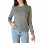 100% Cashmere C-NECK-W Grey Woman Sweater