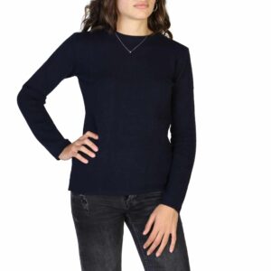 100% Cashmere C-NECK-W Navy Woman Sweater